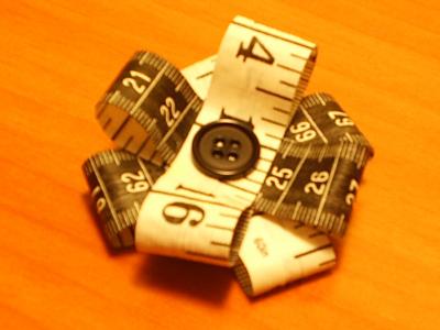 Broche grande dos colores